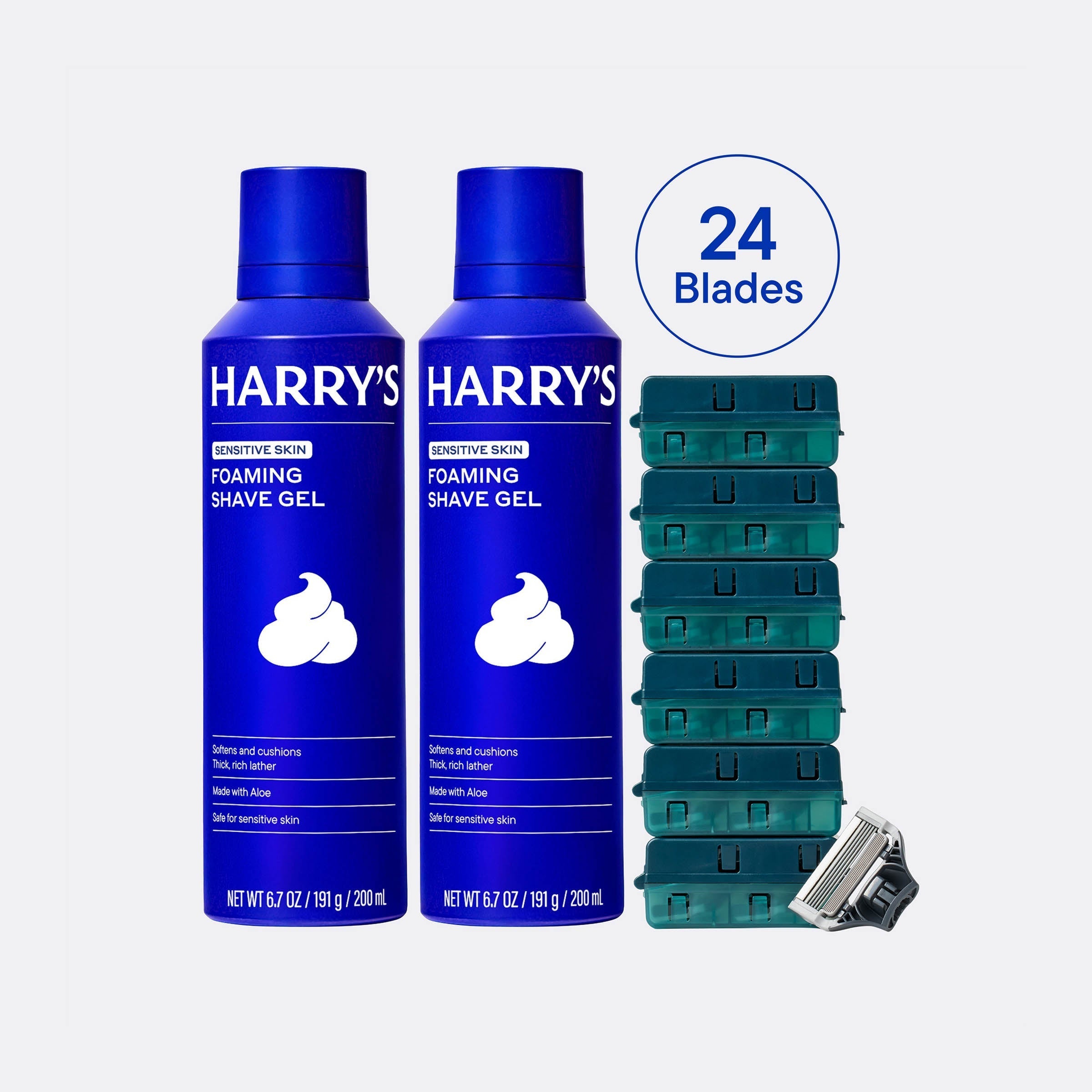 Harry's Original 24 Blades &amp; Shave Gel