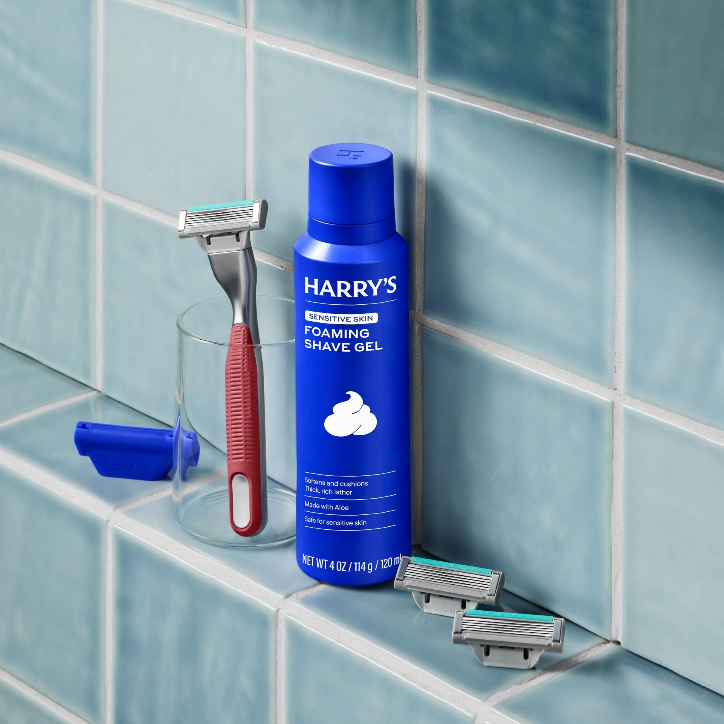 Harry's Plus Shave Set / Plus - Clay / Shave Cream